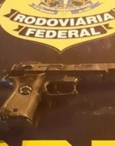 Arma de assaltantes de motoristas crime rio de janeiro