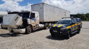 caminhao roubado à 17 anos recuperado