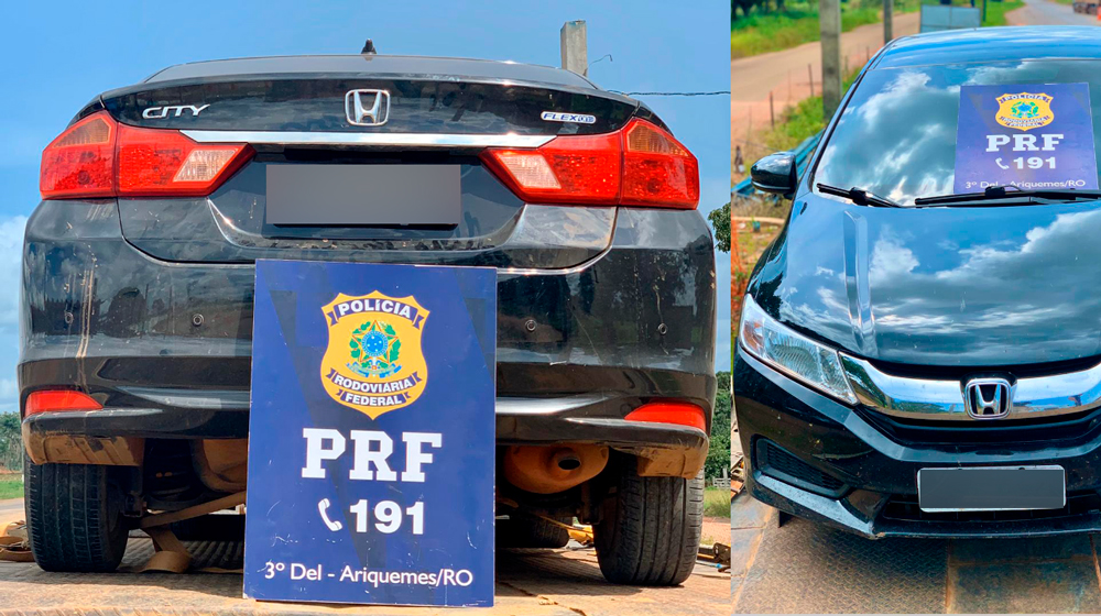 honda city de motorista de aplicativo roubado em rondônia