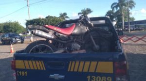 moto adulterada apreendida pela prf em cacimbinhas alagoas