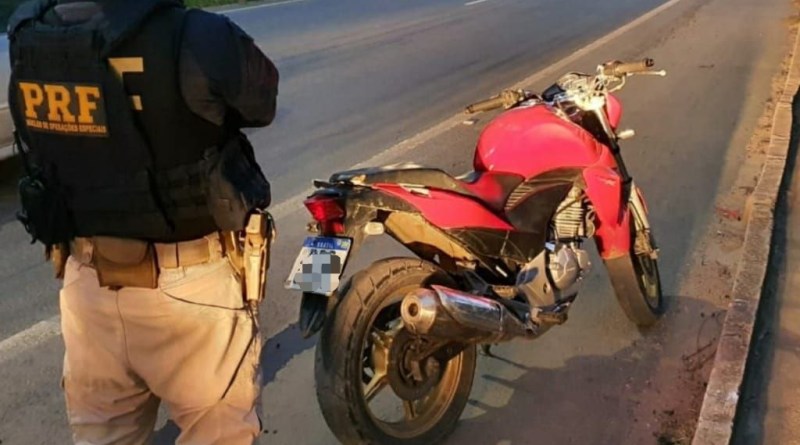 Honda roubada recuperada em cariacica