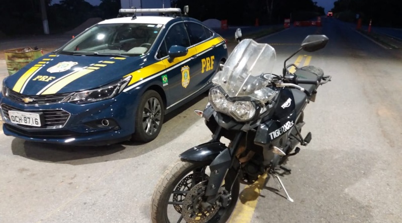 Triumph adulterada apreendida em mato grosso