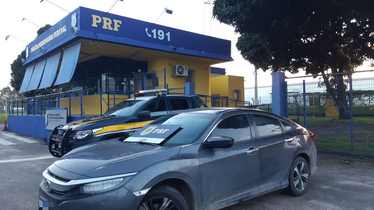 Honda Civic roubado na Bahia